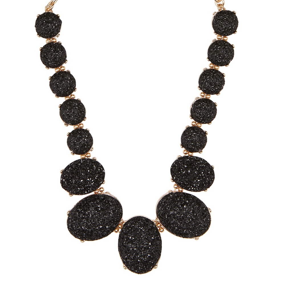 Aldo Black & Gold grorelia Necklace